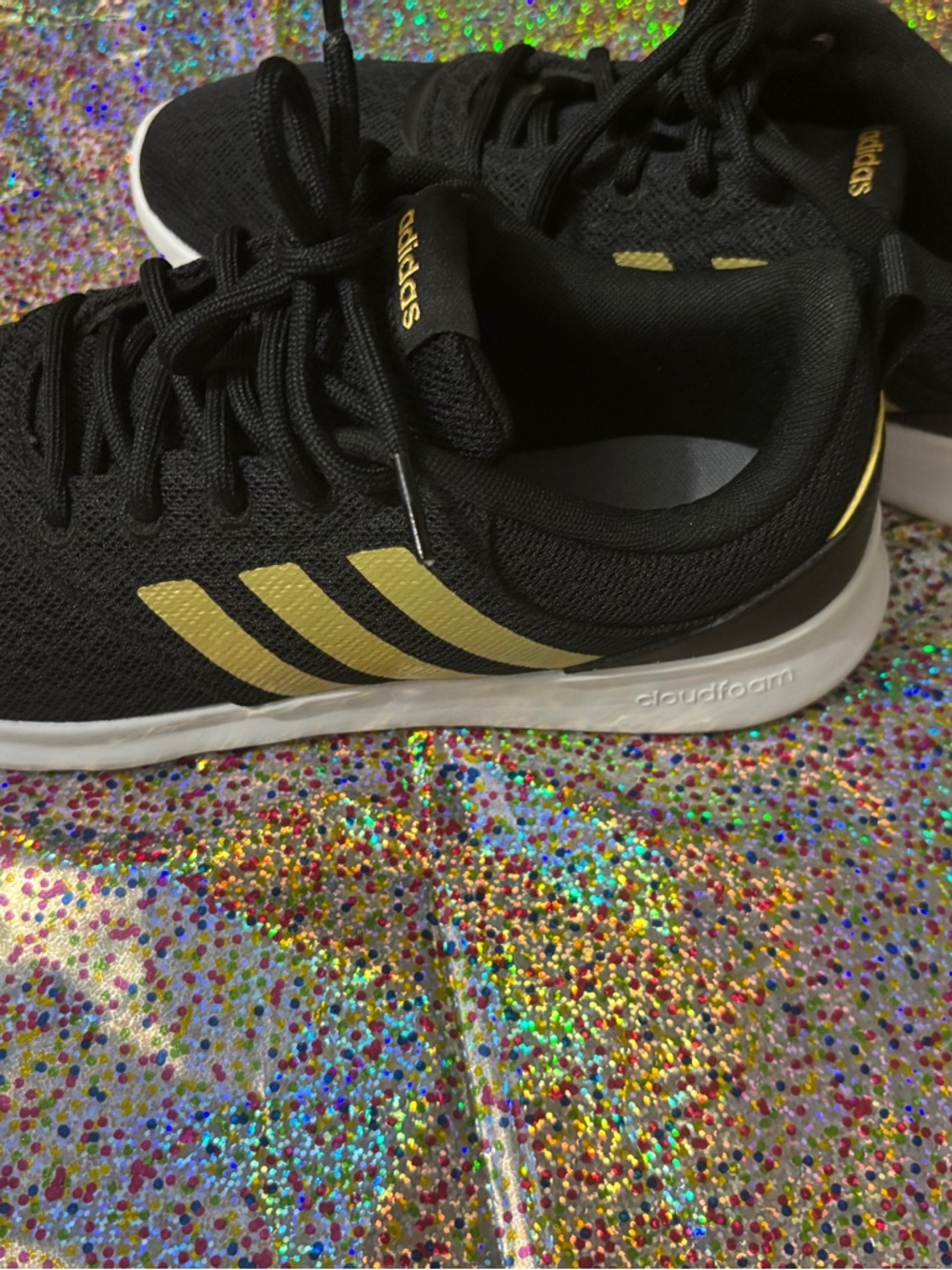 adidas Black and Gold Athletic Shoes Women’s 9 - Picture 9 of 9